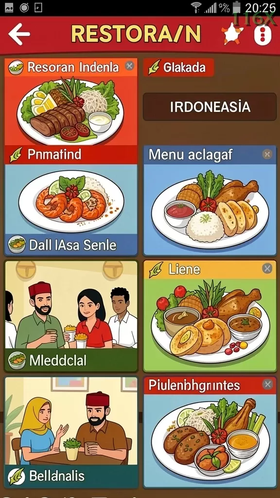 Cuplikan layar YOWESTOGEL — menu navigasi